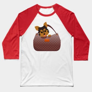 Yorkie in a purse Baseball T-Shirt